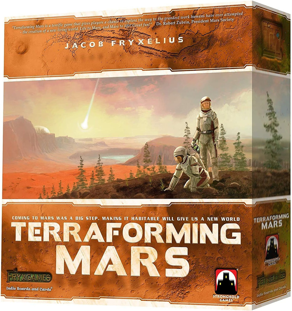 Настольная игра Покорение Марса (Terraforming Mars) на английском языке -  купить с доставкой по выгодным ценам в интернет-магазине OZON (745732435)