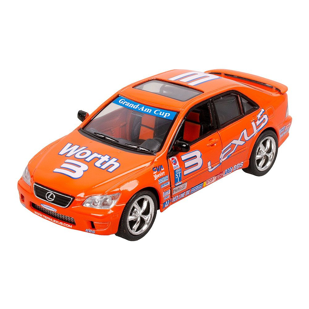 Машинка металлическая инерционная Street Fighter KT5072D Lexus IS