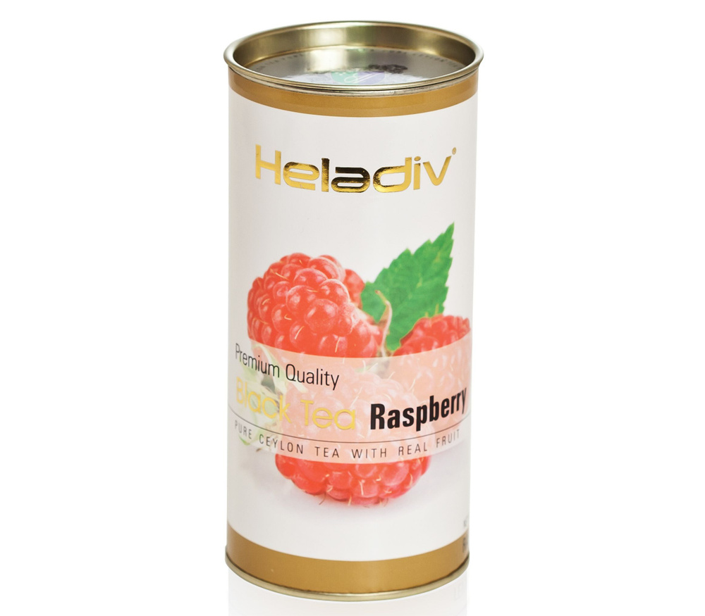 Чай черный листовой Heladiv Raspberry (Малина) Туба 100гр #1