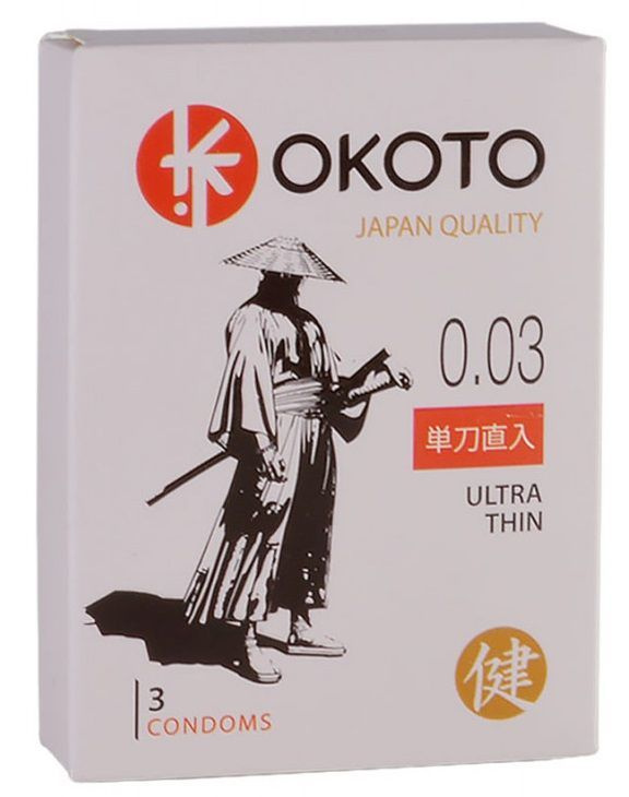 Ультратонкие презервативы OKOTO Ultra Thin - 3 шт, Sitabella #1