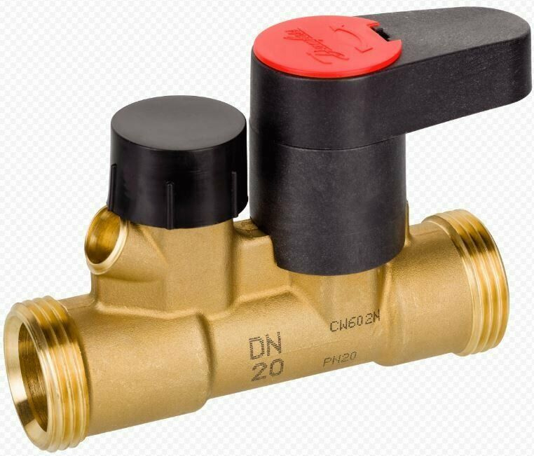 Балансировочный клапан DN 20-Rp 3/4" Kvs 6.0 m3/h Leno MSV-S, Danfoss 003Z4012 #1