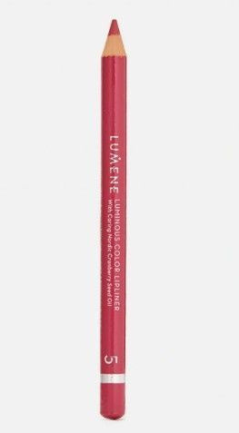 LUMENE Карандаш для губ Luminous color lipliner, тон 5 Rose Роза, устойчивый  #1