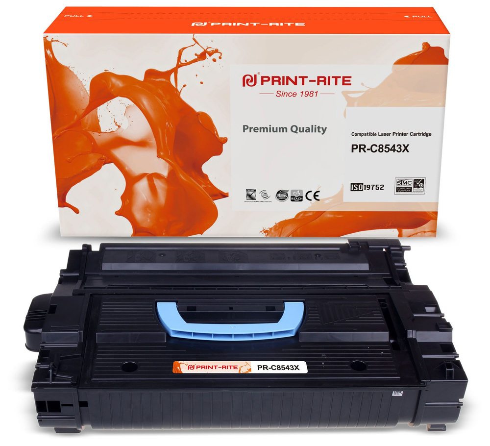 Print-Rite PR-C8543X картридж лазерный (HP 43X - C8543X) черный 30000 стр #1