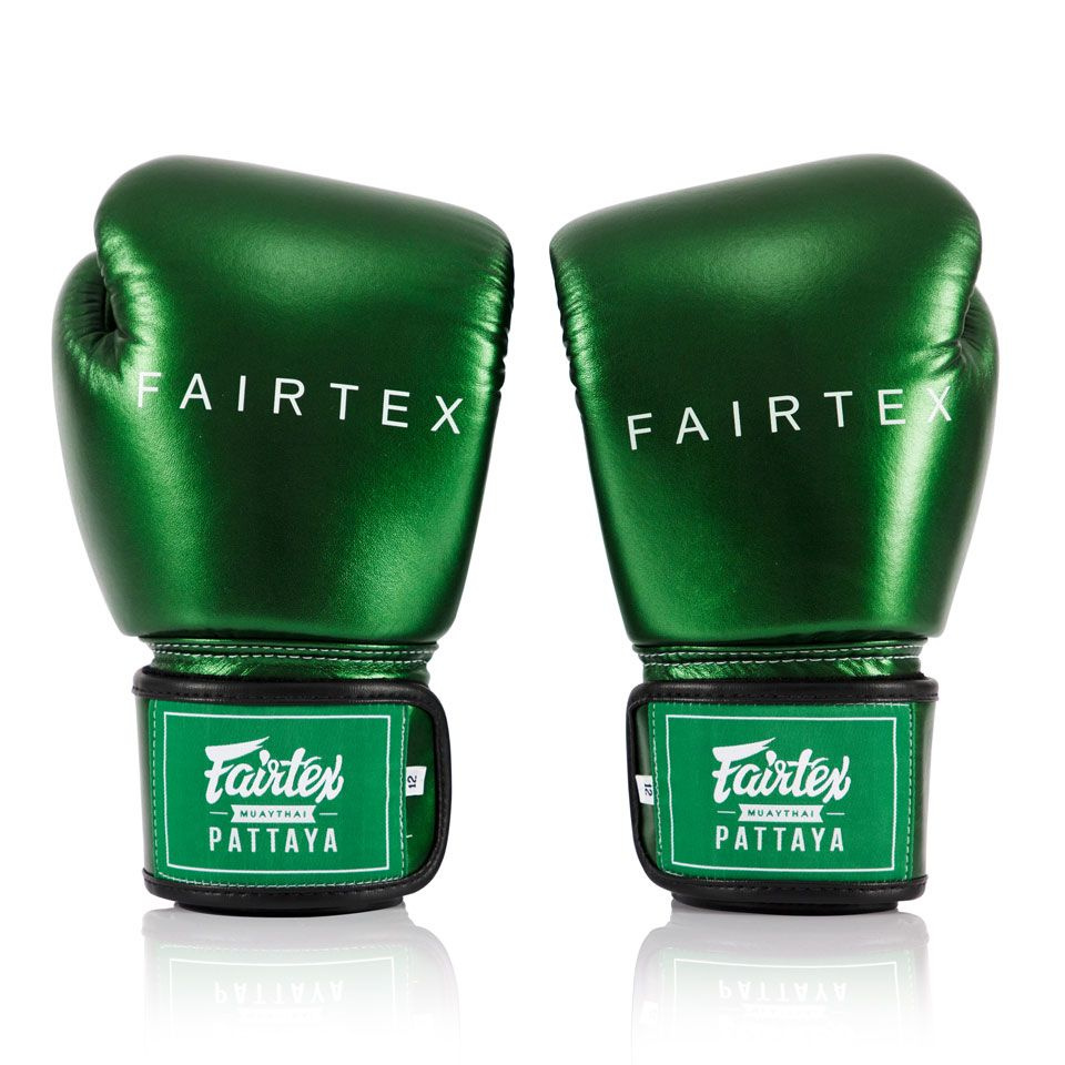 Боксерские перчатки Fairtex BGV22 зеленые 16 унций #1