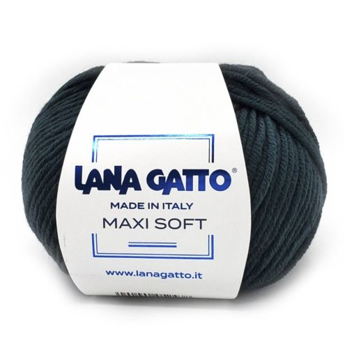 Пряжа Lana Gatto Maxi Soft 08563 Изумруд 5 мотков (Лана Гатто Макси Софт 8563)  #1