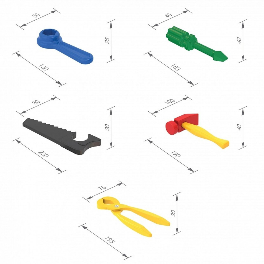 Детские игрушки для мальчиков и девочек от 3 лет / Набор инструментов, надежный  #1
