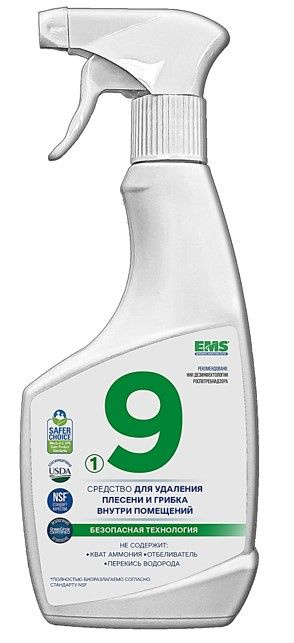 \"1-9\" Средство для удаления плесени и грибка внутри помещений - купить ...