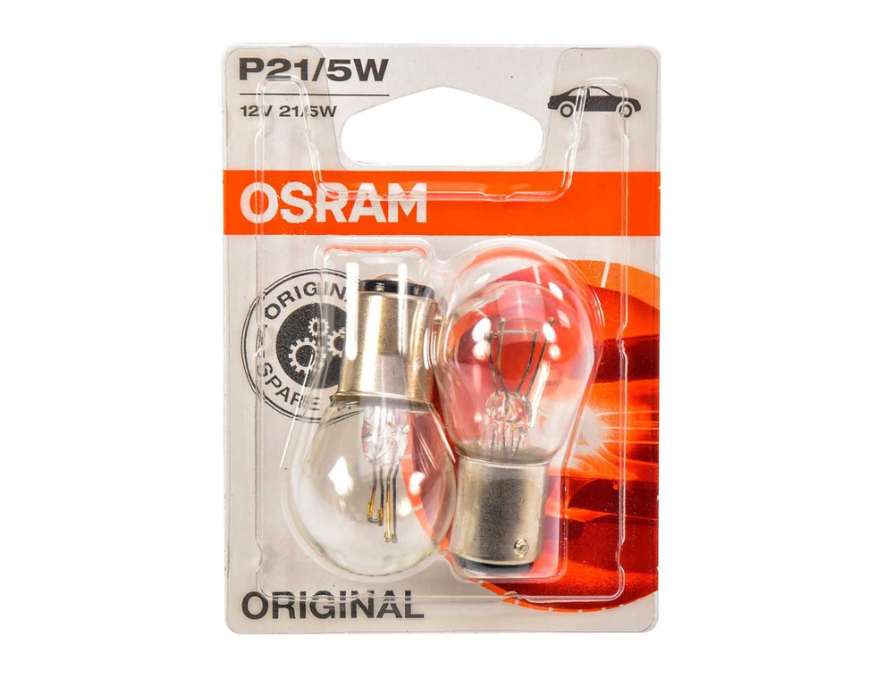 Лампа автомобильная OSRAM 12 В, 2 шт. купить по низкой цене с доставкой в  интернет-магазине OZON (825917529)