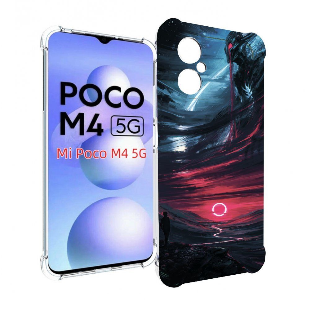 Чехол-бампер MyPads для Xiaomi Poco M4 5G с рисунком страшный мир,  противоударный, силиконовый, с выступами и усиленными углами для защиты  камеры - купить с доставкой по выгодным ценам в интернет-магазине OZON  (832956717)