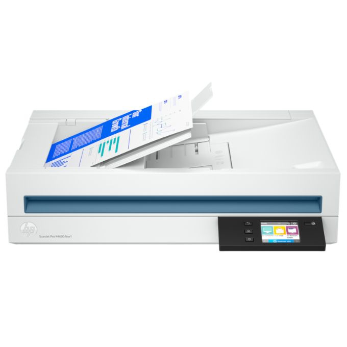 HP Сканер ScanJet Pro N4600 fnw1, белый #1