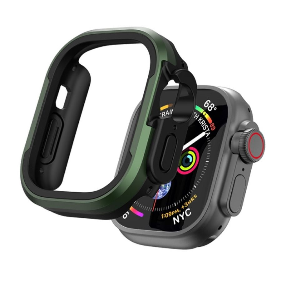 Чехол на часы Apple Watch Ultra WiWU JD-101 iShield Watch Case 49mm - Зеленый #1