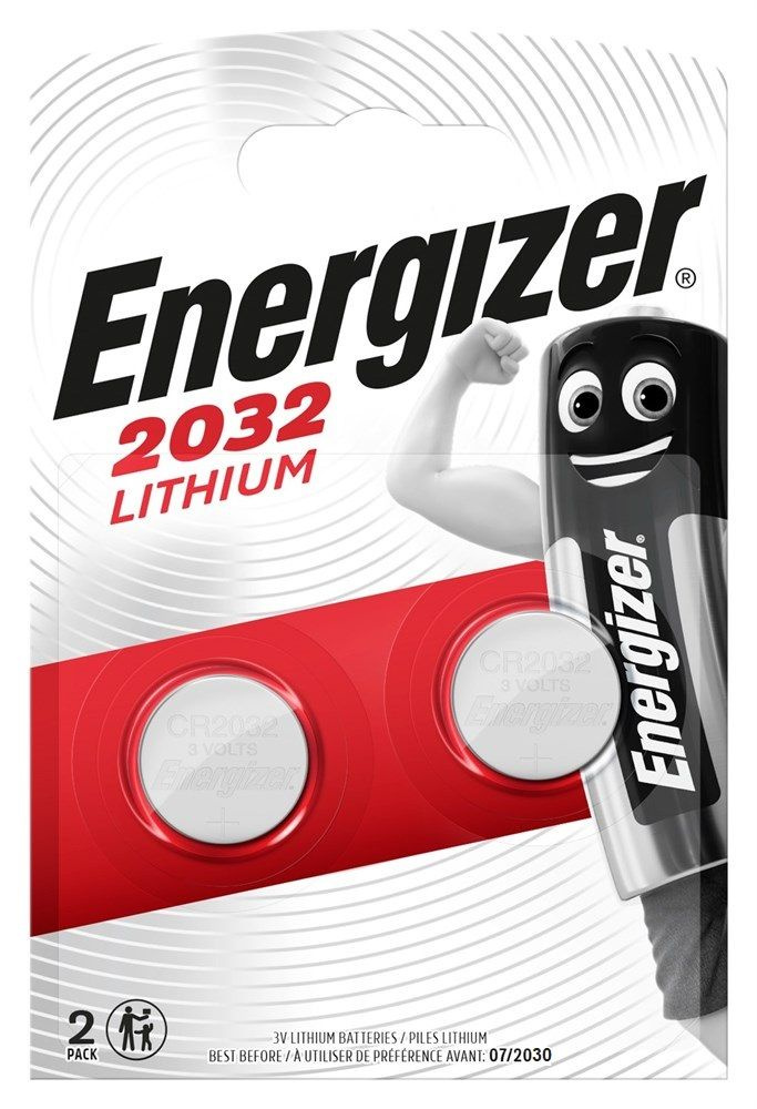 Батарейка CR2032 3V Energizer LITHIUM BL2 2шт. #1