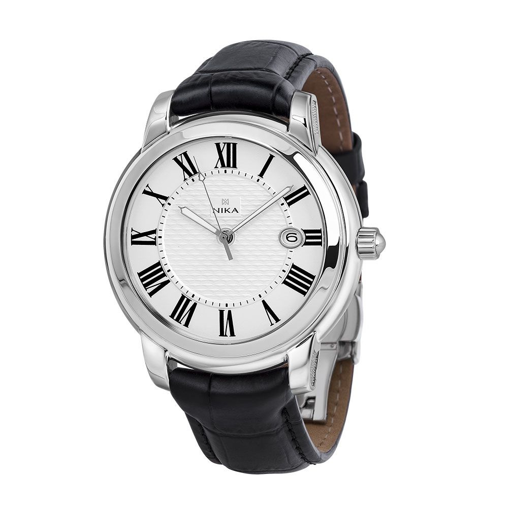 НИКА, Часы мужские наручные серебряные механические 1893.0.9.21B купить ...