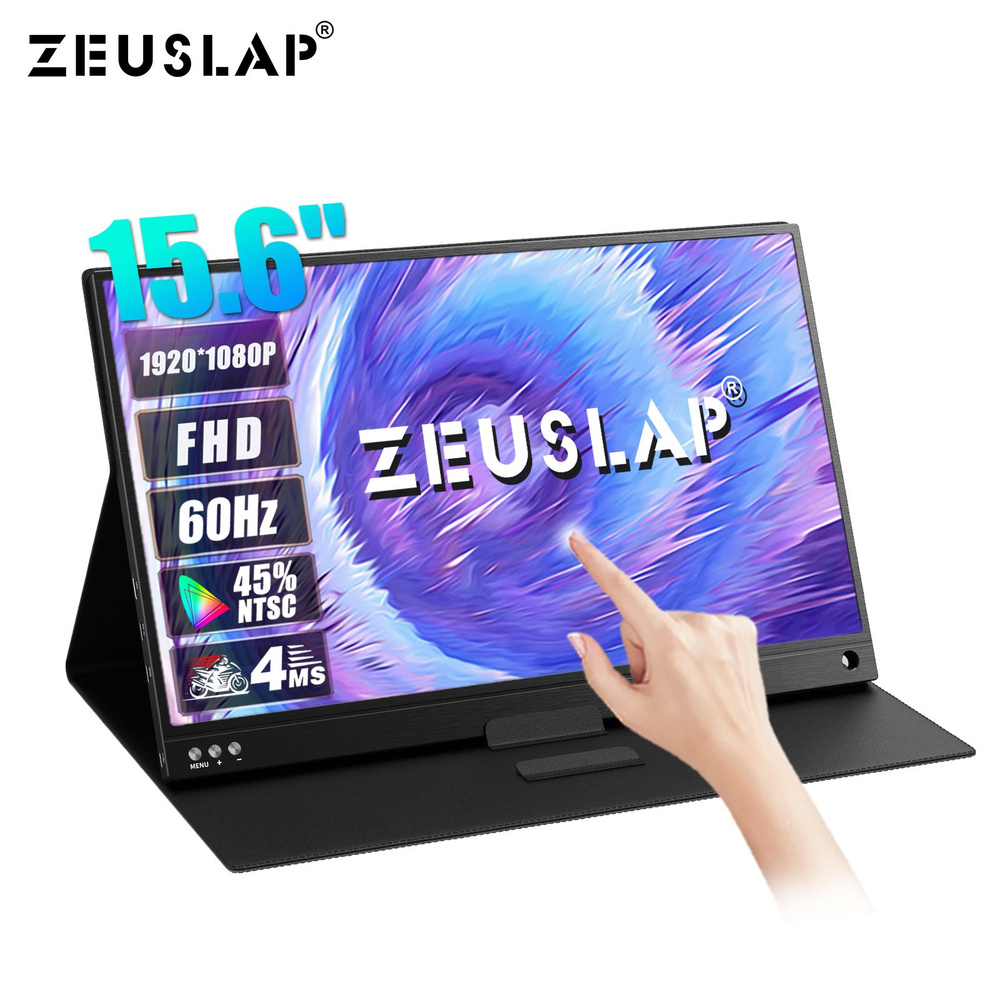 ZEUSLAP 15.6" Монитор ZEUSLAP-P16AT, черный #1