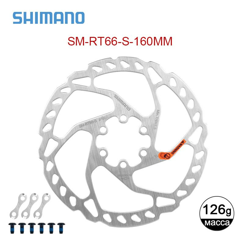 Shimano SLX SM-RT66 Велосипедный дисковый ротор с шестью шпильками, 160 ...