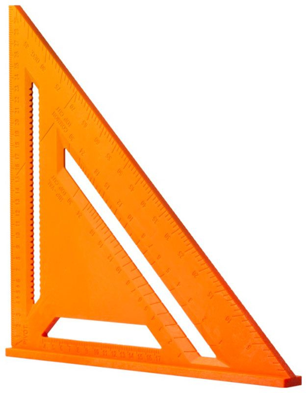 Линейка/угольник Amigo Разметочный угольник 300 мм 74605 300мм, Пластик ...