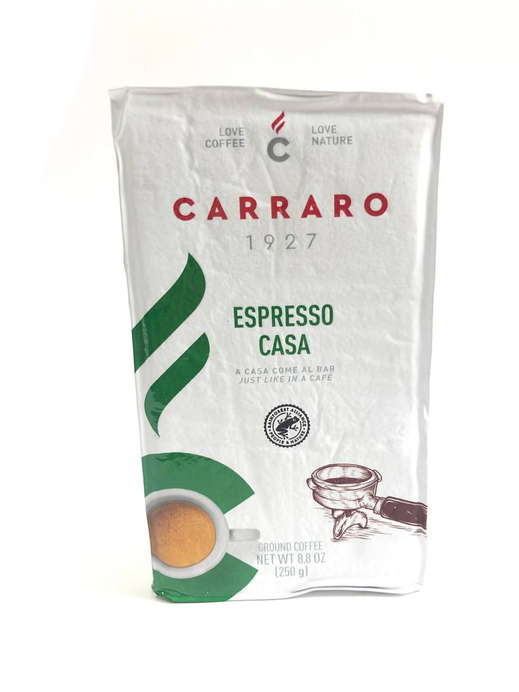 Кофе молотый Caffe Carraro Espresso Casa, 250 г #1