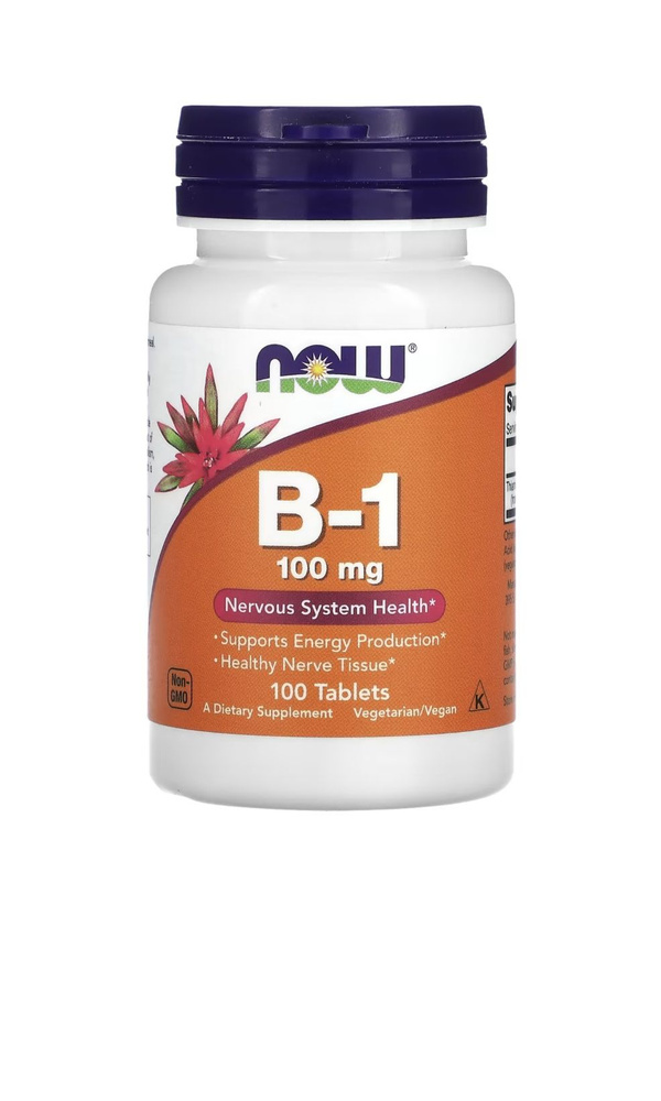 Витамин B-1 (Тиамин) NOW Vitamin B-1 100 mg 100 таблеток - купить с ...