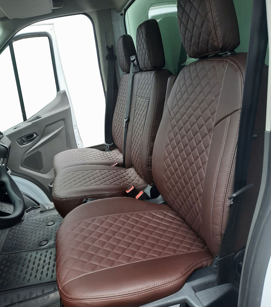 Авточехлы для Ford Transit 3 места. Чехлы Автопилот на сиденья Форд ...