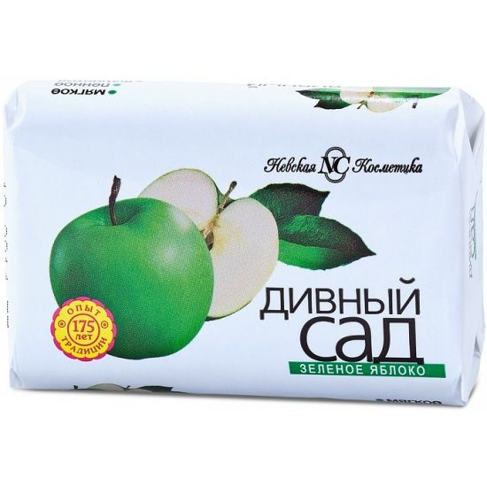 Мыло туалетное ДИВНЫЙ САД Зеленое яблоко, 90 г купить на OZON по низкой ...