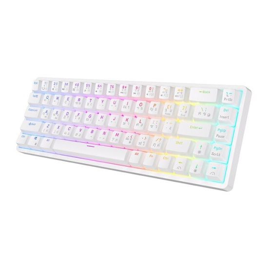 Механическая клавиатура Royal Kludge RKG68 RGB (белый, RK Brown) купить ...