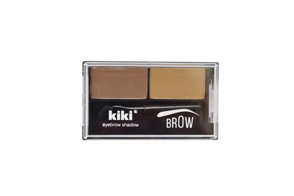 Kiki Тени для бровей Brow, тон 01 коричневый и светло-коричневый  #1