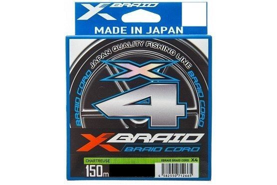 Шнур YGK X-Braid Braid Cord X4 150m #0.6-12lb #1