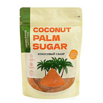 Сахар UFEELGOOD кокосовый нерафинированный БИО 200 г зип-пакет Индонезия 1шт  #1
