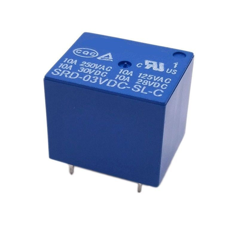 Реле SONGLE 3V 10A SRD-03VDC-SL-C - SONGLE арт. Реле SONGLE 3V 10A SRD ...