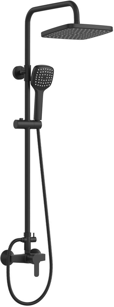 Душевая стойка DIWO Смоленск SM-07b с лейкой, матовая, с тропическим ...