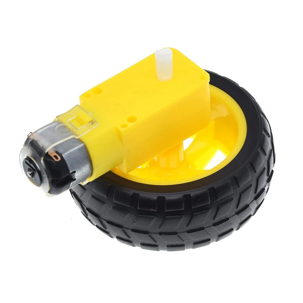 Мотор-редуктор с колесом для проектов Arduino - купить с доставкой по ...