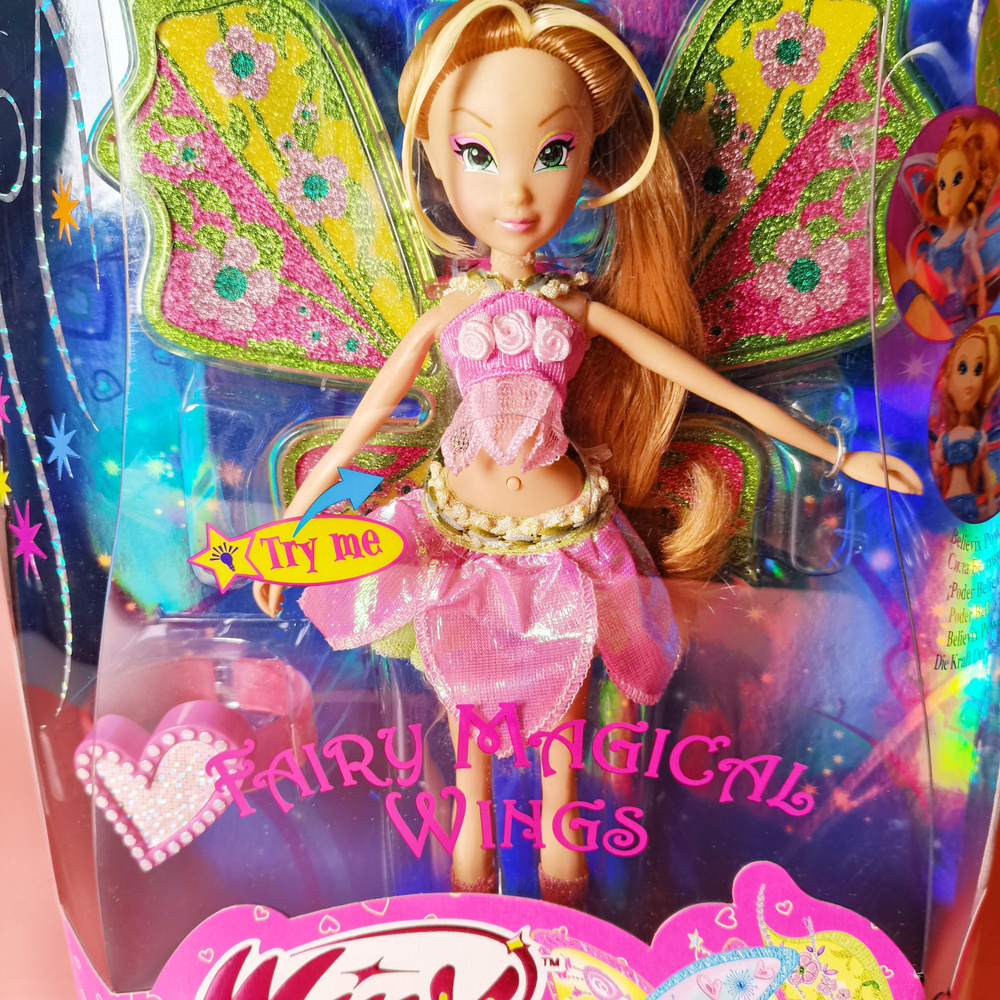 winx club Flora флора Девочка-кукла Волшебные крылья винкса Стелла - купить  с доставкой по выгодным ценам в интернет-магазине OZON (1324449484)