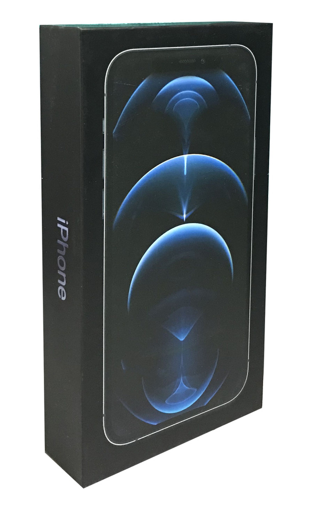 Коробка iPhone 12 Pro Max Pacific Blue (Синий), Муляж, Сувенирная