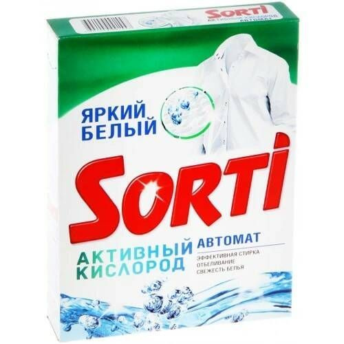 Sorti Стиральный порошок автомат Активный кислород, 350 г - купить с ...