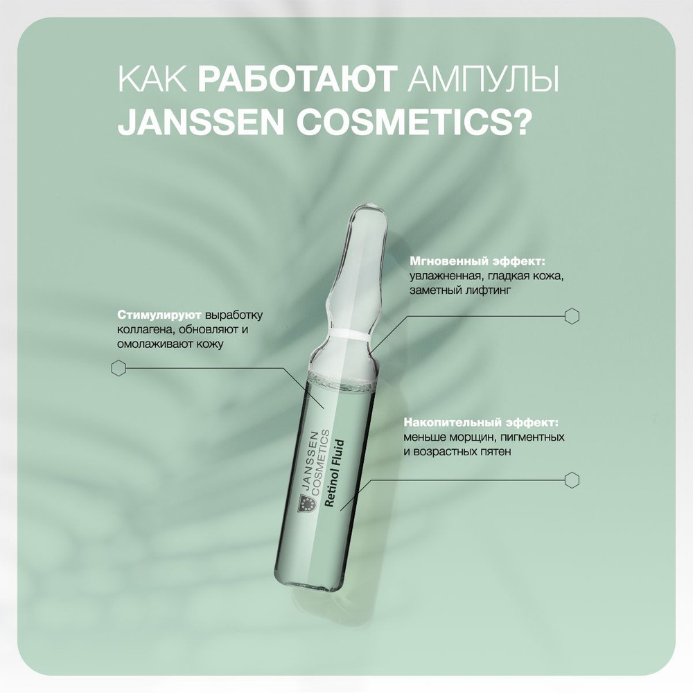 Janssen Cosmetics Сыворотка для лица интенсивно восстанавливающая anti-age с ретинолом Refining Retinol #1