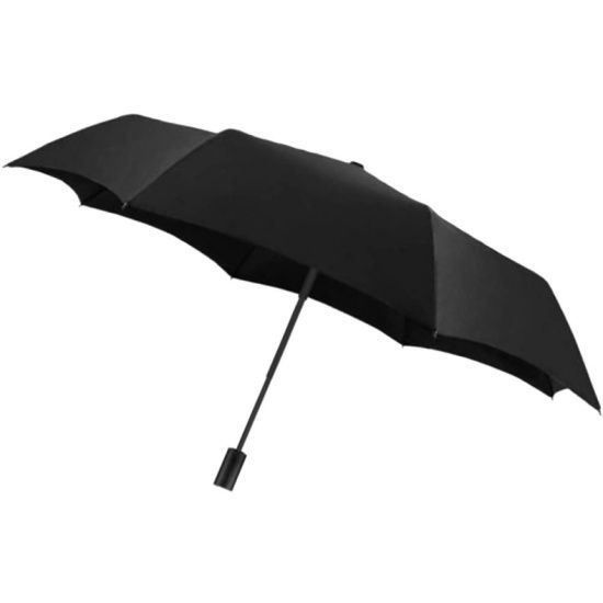 Зонт складной унисекс механика NINETYGO 90 Points All Purpose Umbrella Black, черный, диаметр 115 см, #1