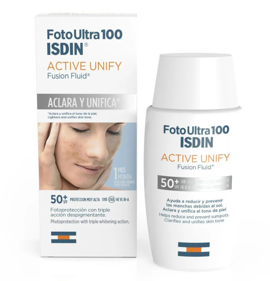 ISDIN /RETRON/ солнцезащитный крем Лицо FotoUltra 100 Active Unify Fusion Fluid SPF50+ 50ml  #1