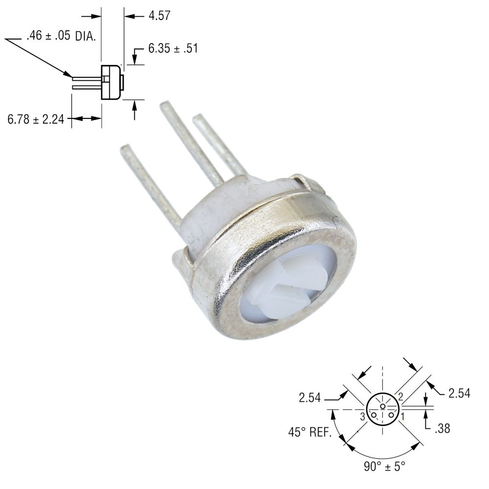 10 Ом Резистор подстроечный 3329H-1-100 (5шт) - купить с доставкой по ...