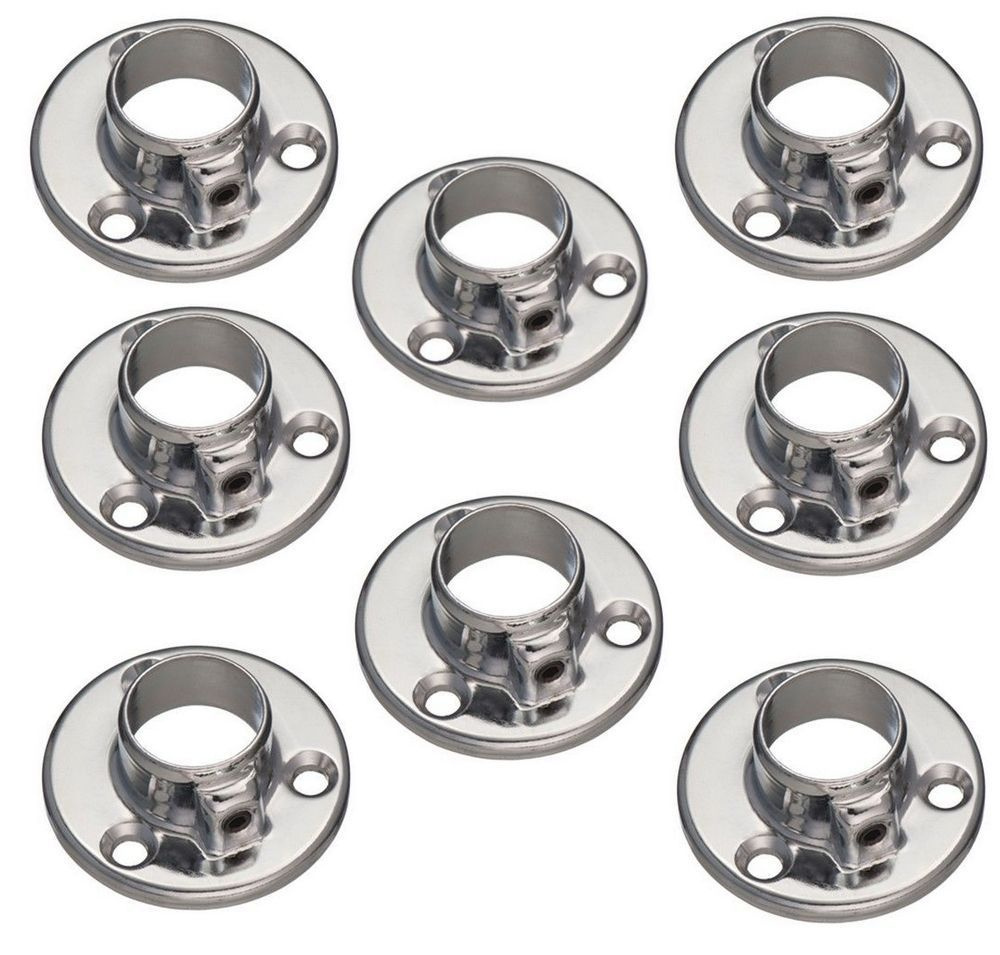 Фланец для трубы 16мм хром (комплект 8 шт) - купить с доставкой по ...