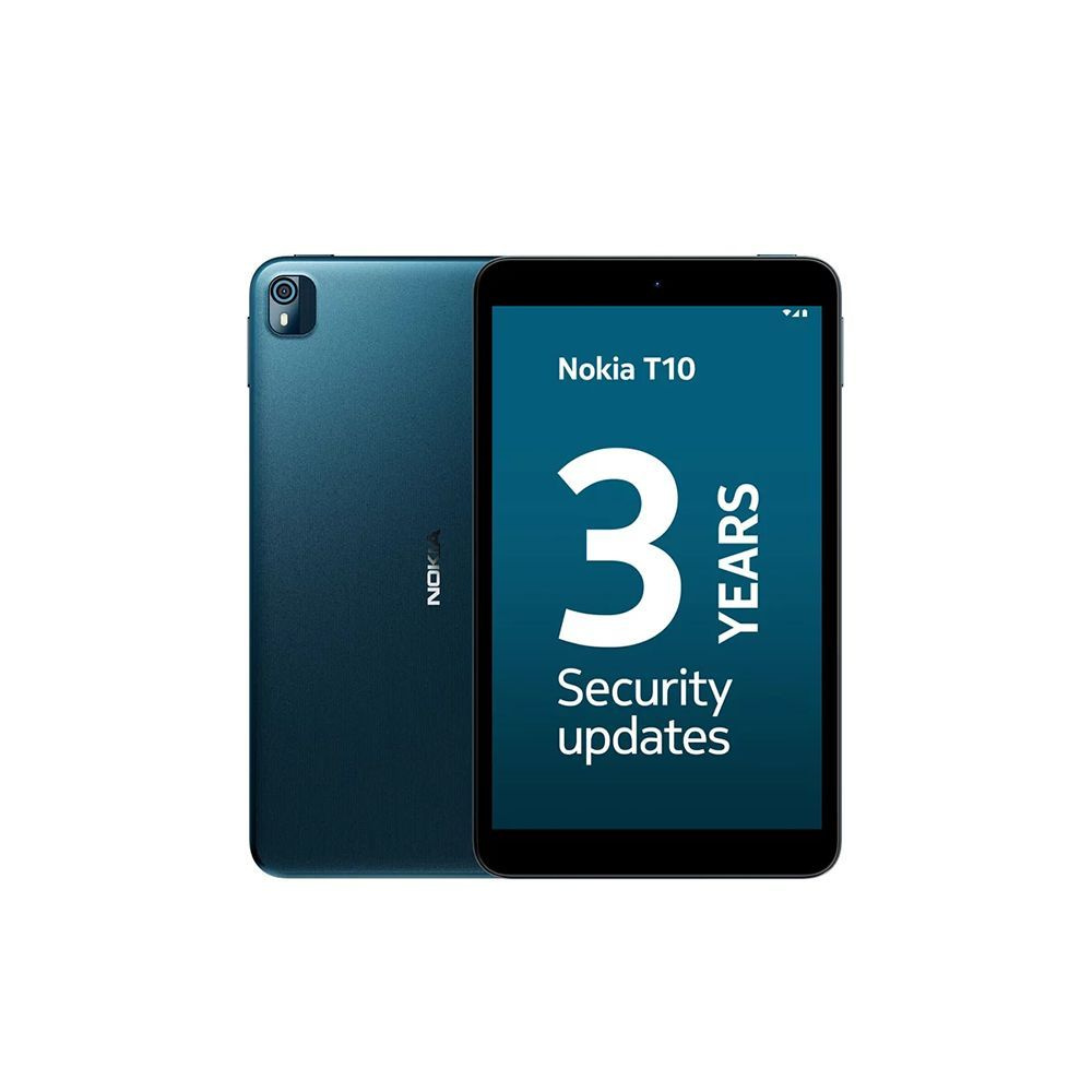 Nokia Планшет Глобальное издание Nokia T10 (WiFi Версии), 8" 4 ГБ/64 ГБ, синий #1