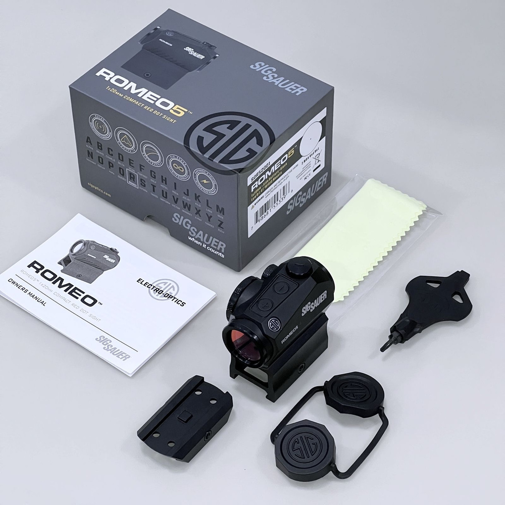 Коллиматорный прицел SIG Sauer Romeo5 1x20 2MOA купить на OZON по