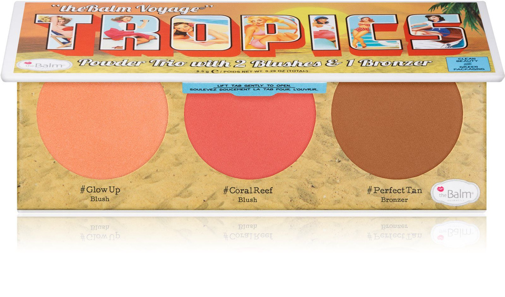 theBalm Voyage Tropics - бронзер и румяна / 8,5 g #1