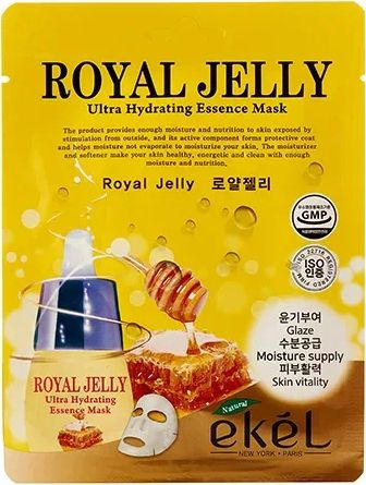 EKEL / Экель Royal Jelly Ultra Hydrating Essence Mask Маска для лица ...