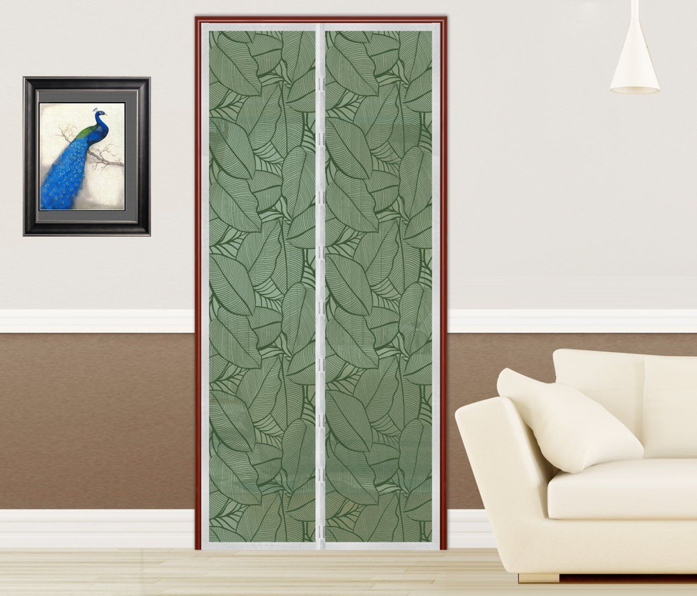 Противомоскитная сетка Rosenberg (R-400032) 120х210 см, на дверь с ...