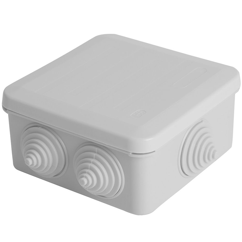 Коробка распределительная Stekker "EBX10-36-55", вводы 6 шт, светло ...