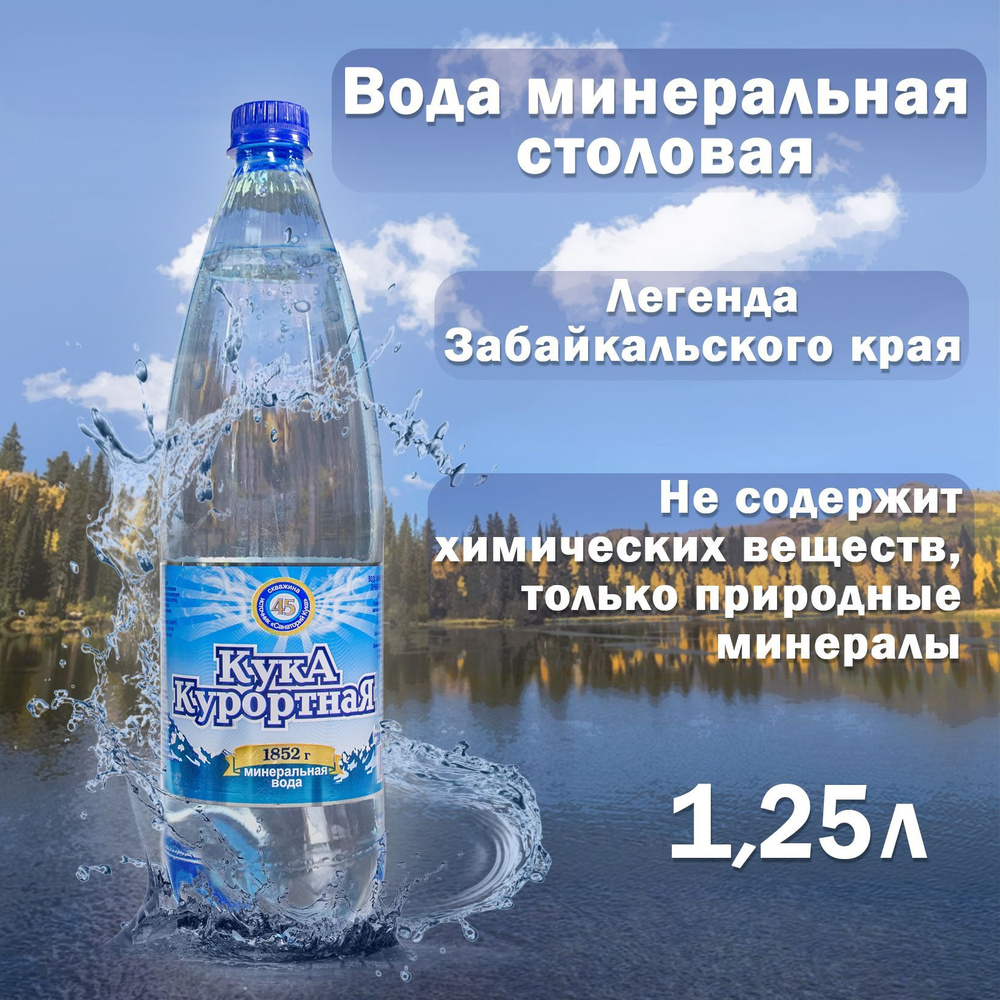 Кука Курортная Вода Минеральная Газированная 9шт - купить с доставкой по  выгодным ценам в интернет-магазине OZON (363185068)