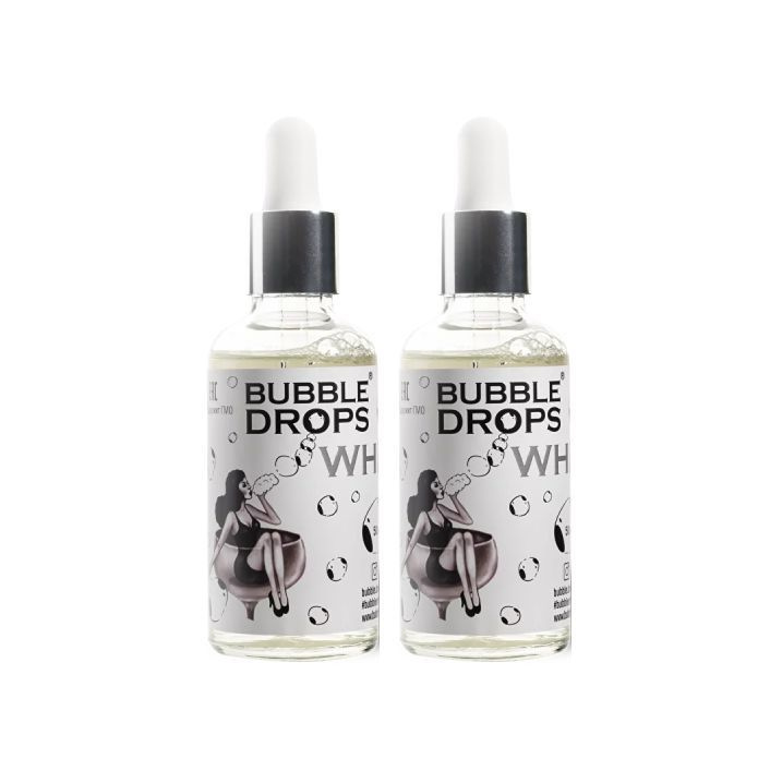 Пенообразователь для коктейлей Bubble drops/Бабл дропс White, 50 мл, 2 шт.  #1