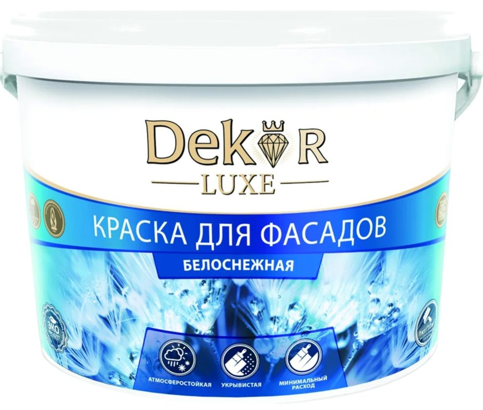 Краска dekor ВД-АК 111 (25кг, белоснежный), Акриловая - купить в ...