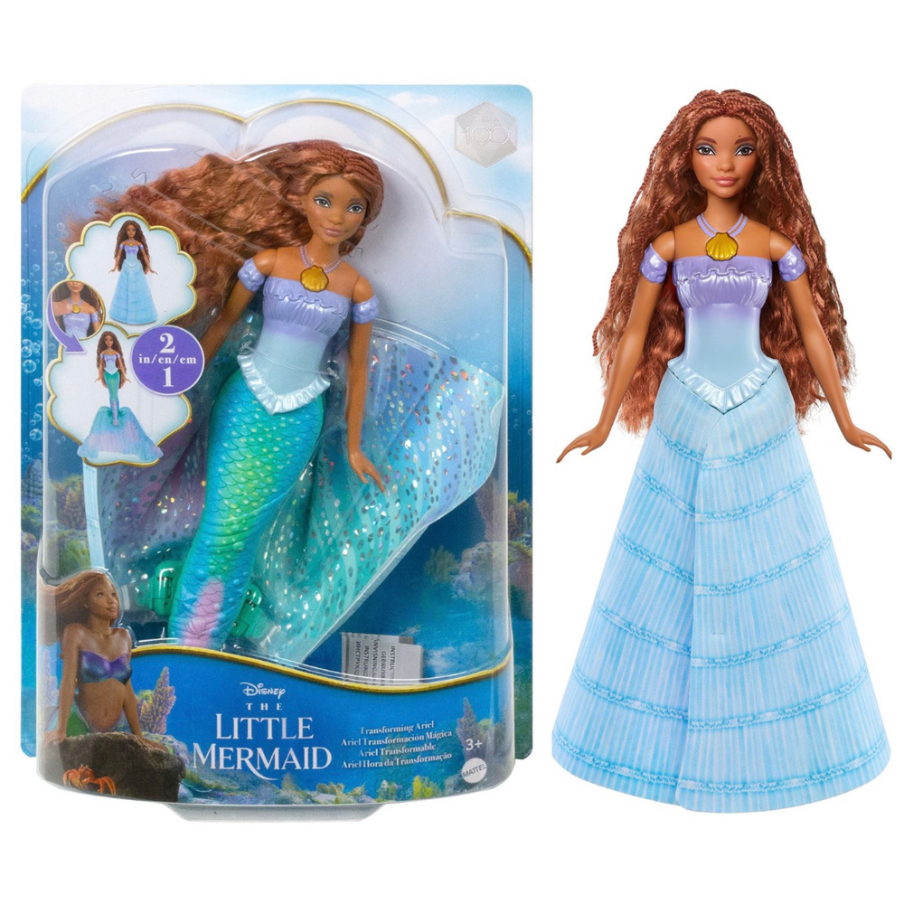 Кукла Русалочка Ариэль 2в1 Mattel Disney The Little Mermaid / Русалочка 2023