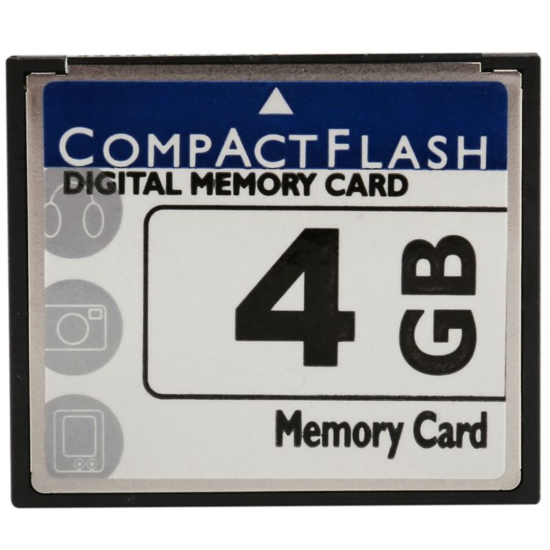 Профессиональная карта памяти Compact Flash емкостью 4 ГБ (бело-синяя ...